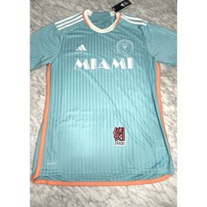 Adidas Inter Miami Jersey Authentic Third Soccer Jersey JJ1449 Mens Large NEW